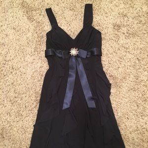 Betsy & Adam Dress Dark Blue Size 6